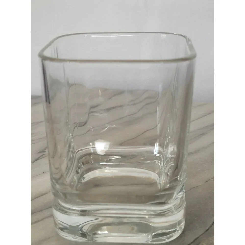 Crown‎ Royal Vintage 2000 Commemorative Square Glass Tumbler Rocks